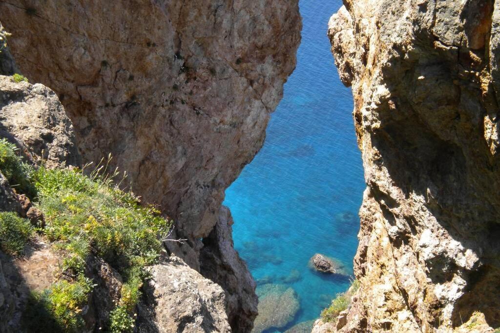 Villa sul mare panorama unico Nebida Esterno foto